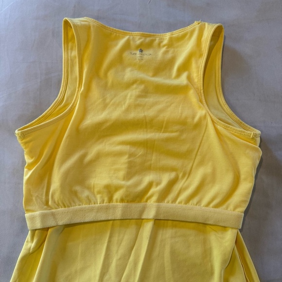 Tuff Athletics Tank Top Yellow Fitted Fitted Bralet Women's - Picture 9 of 11